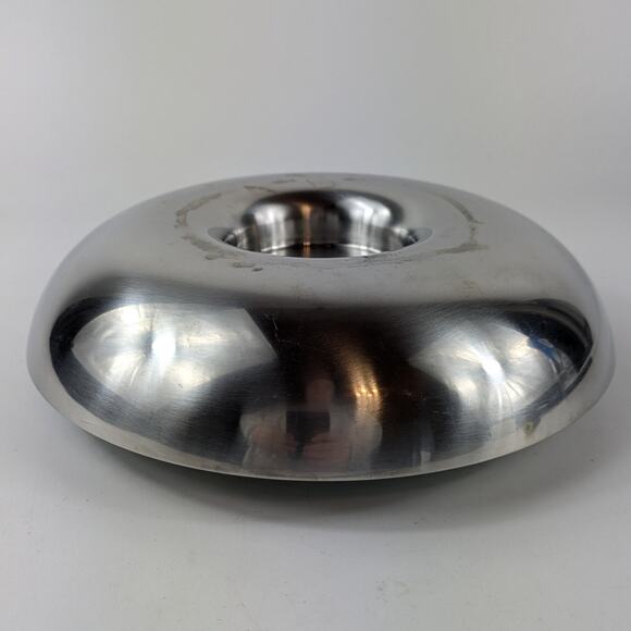 Alessi Khodi Feiz Serving Dish Italian 8 7/8" Stainless Steel Dip Green Bowl - Picture 4 of 11